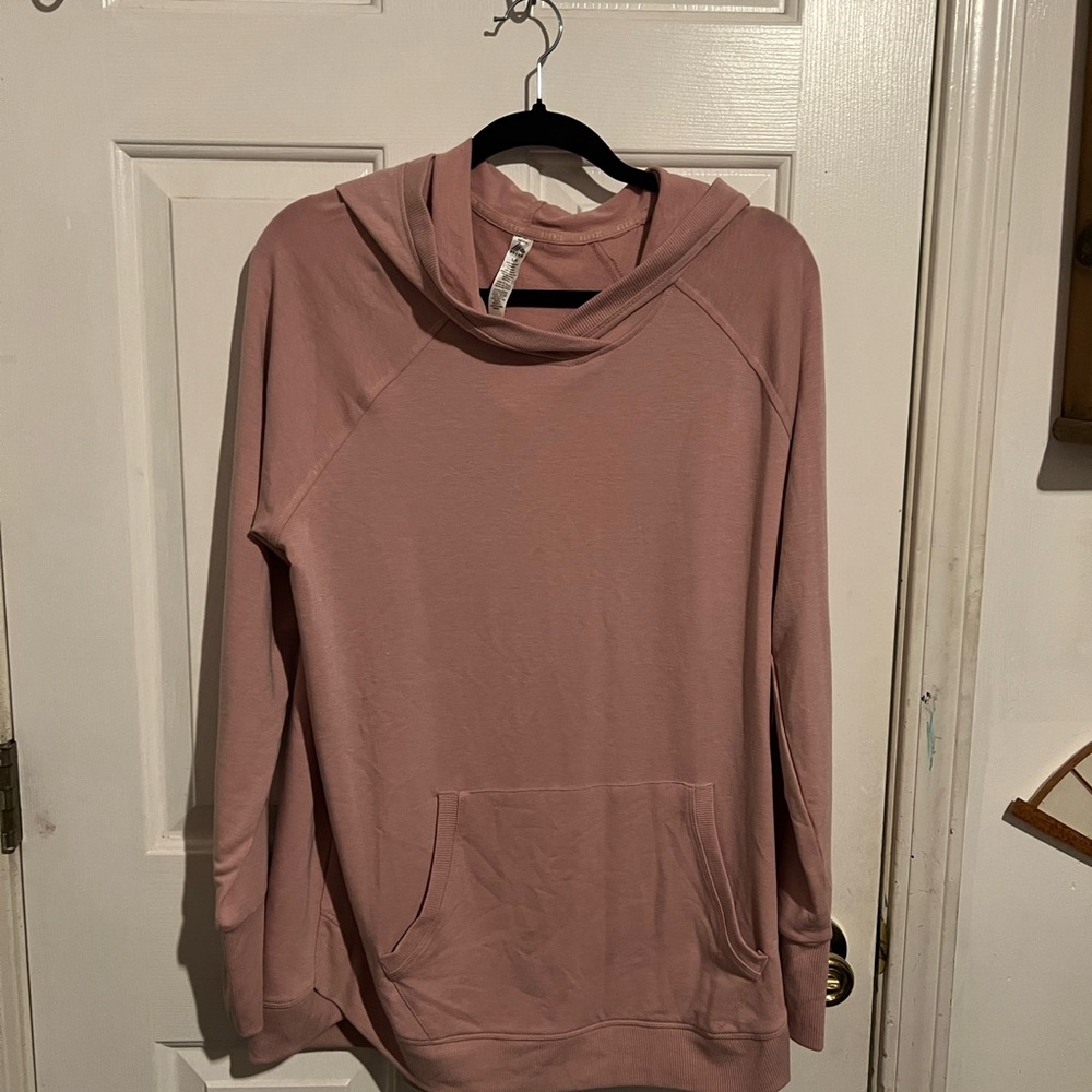 RBX Women's Dusty Pink Cowl Neck Sweater